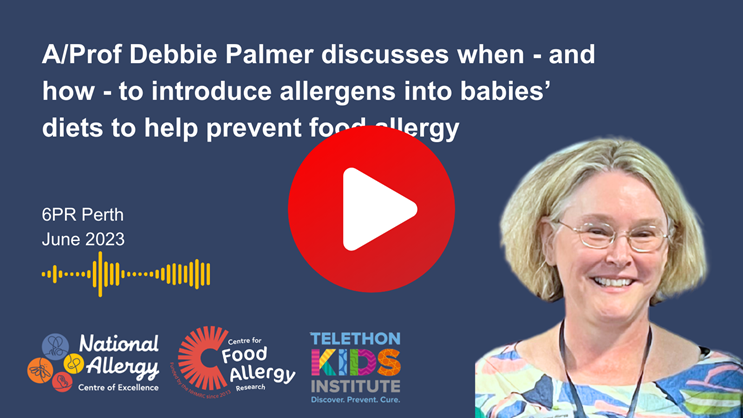 World Allergy Week - A/Prof Debbie Palmer