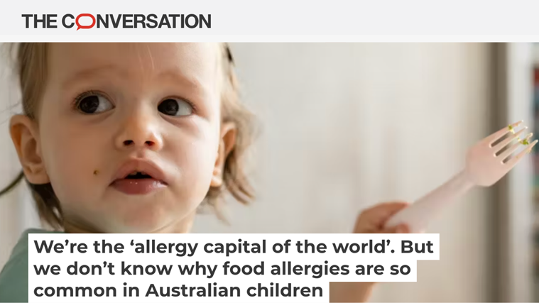 Food allergies The Conversation